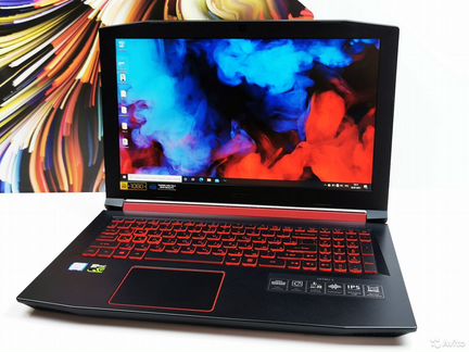 Игровой acer nitro i5-7300H 12Gb GTX 1050 SSD+1000