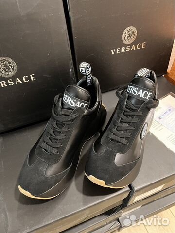 Кроссовки Versace женские черные