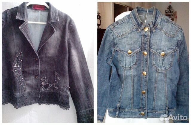 Куртки джинсовые