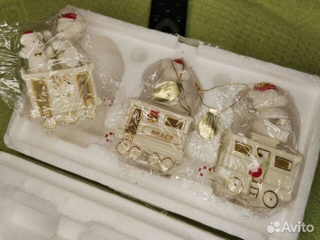 Фарфоровые игрушкм елочные Bradford editions