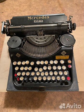 Печатная пишущая машинка Mersedes