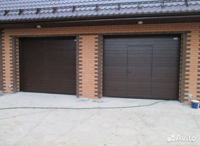 Автоматические ворота гаражные секционные