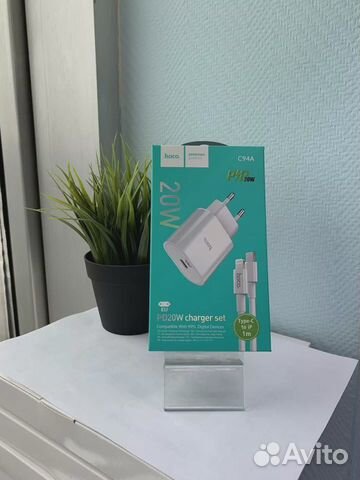 Быстрая зарядка 20W iPhone Hoco C94A