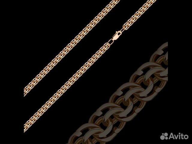 Цепь Бисмарк из красного золота