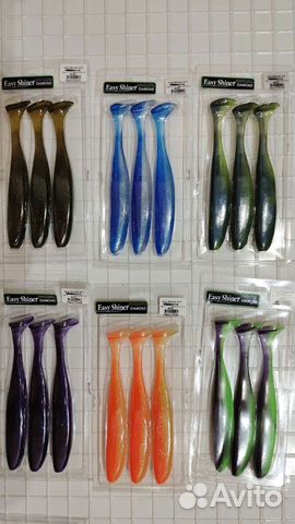 Keitech diamond easy shiner 6.5 и 8 дюйм