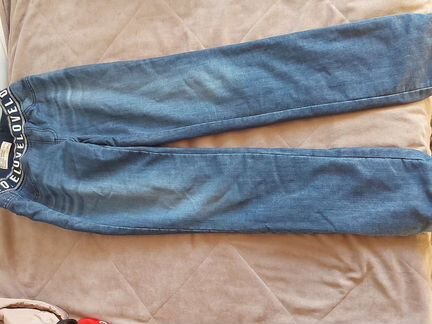 Джинсы утепленные на девочку