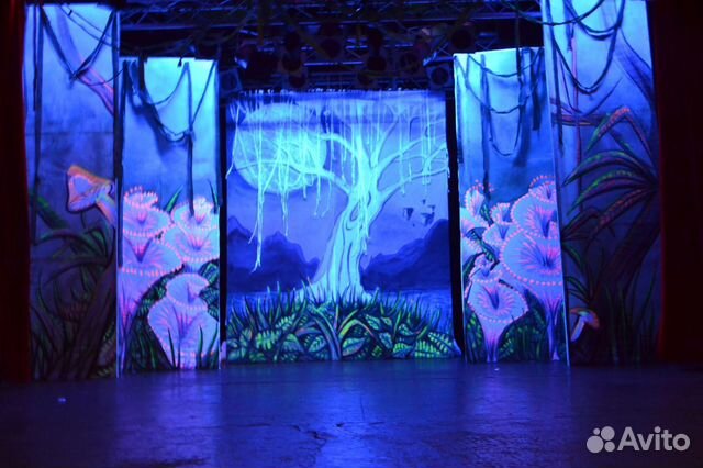 Изготовление декораций печать на ткани