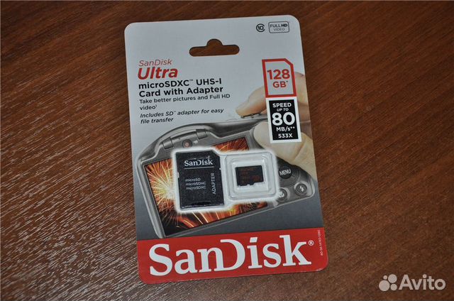 SanDisk Ultra 128gb (новая)
