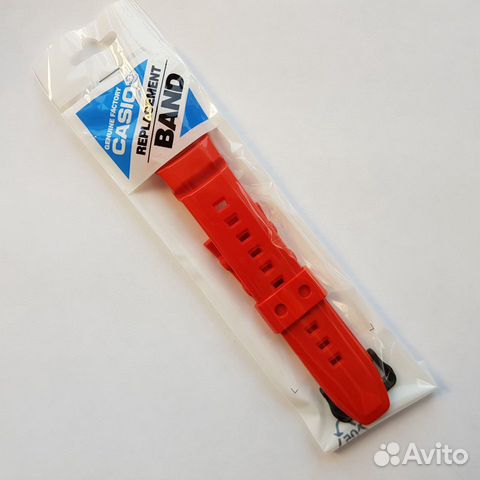 Ремень ремешок для часов Casio W-S220C-4A красный