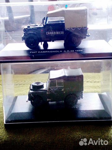 Модели джипов 1/43 Fiat, Land Rover