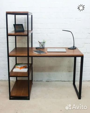 Шкаф и стол письменный в одном стиле