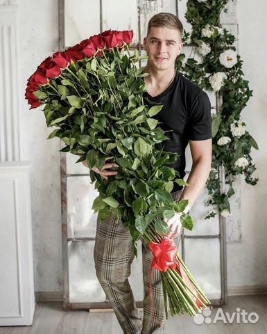 Розы-гиганты 140-150 см. Цветы. Букет