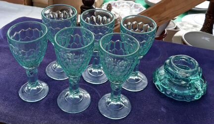 Рюмки фужеры бокалы Богемия и другие