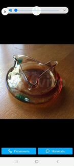 Пепельница хрусталь bohemia