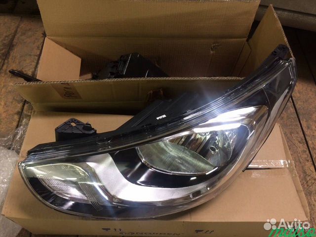 Фара левая hyundai solaris под кор