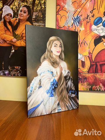 Портрет по фото на холсте,картины на холсте