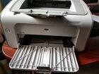 Принтер HP LaserJet p1005 почти новый с картриджем