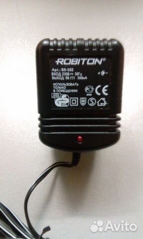 Блок питания 9В robiton