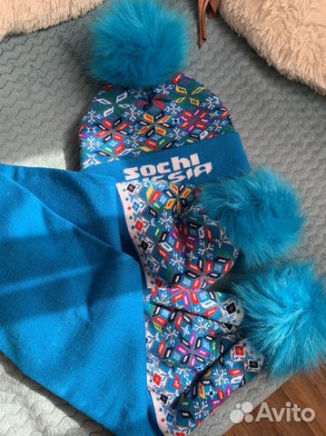 Комплект шапка и шарф