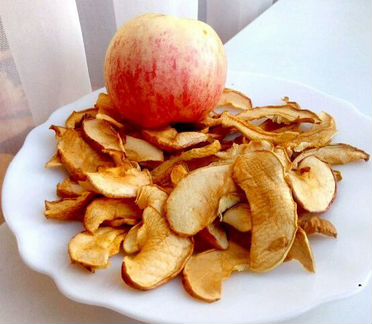 Сушеные яблоки. Яблочные чипсы. В Мамулино