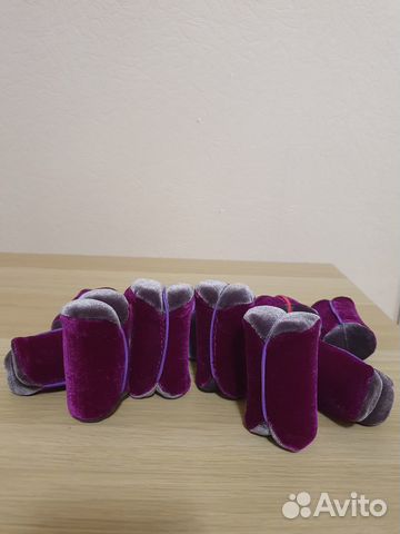 Бигуди локсы бархатные