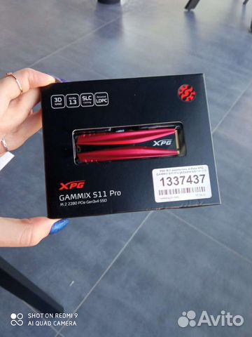 1000 гб SSD M.2 накопитель A-Data XPG gammix S11