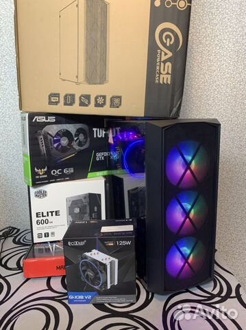 Компьютер 12 ядер 24 потока /1660ti 6Gb