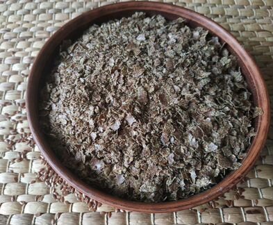 Жмых алтайского коричневого льна, 1 кг