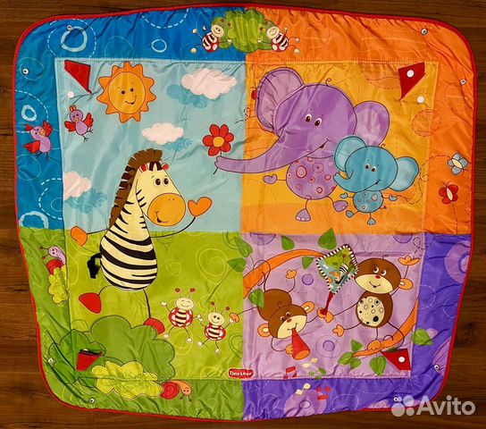 Развивающий коврик Tiny love разноцветное сафари