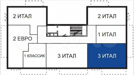 2-к. квартира, 52 м², 4/7 эт.