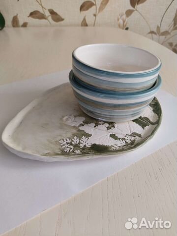 Керамика ручной работы тарелка для сыра конфет