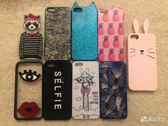 Чехлы iPhone 5 5s (цена за все)