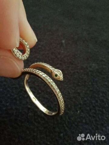 Кольцо змейка