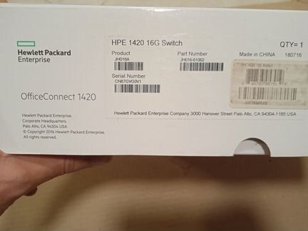 Коммутатор HPE OfficeConnect 1420 (jh016a) 16X1000