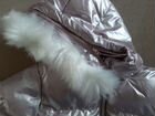 Куртка серебристая, 110 р-р, новая объявление продам
