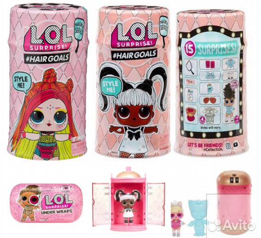 Лол/LOL hair goals и др. оригинал от MGA