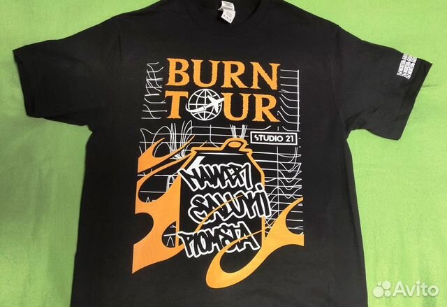 Футболка Burn Tour M Новая