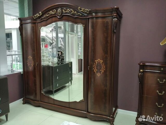 Шкаф 5 дверный с зеркалами, Китай