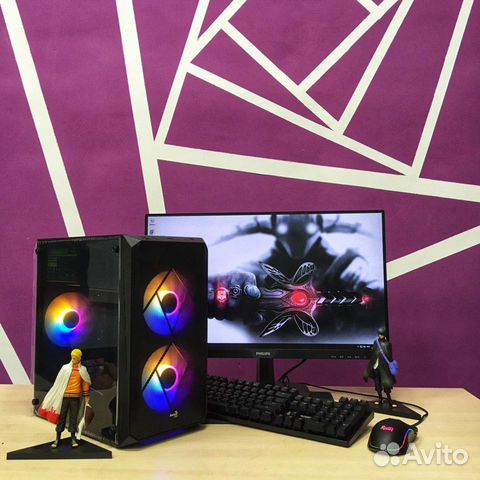 Игровой пк i3 10100f 16gb rx 580 4gb ssd 480