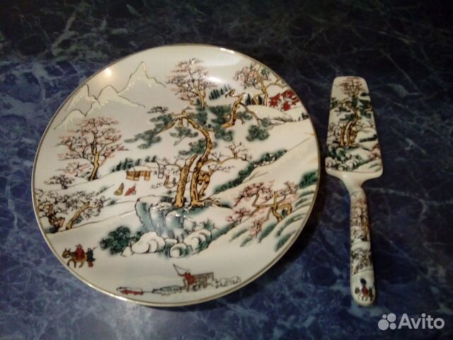 Блюдо для Торта с Лопаткой Best Home Porcelain