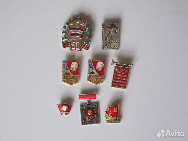 Значки СССР - Ленин