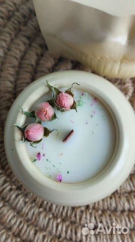 Соевые свечи ручная работа