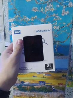 Wd 2 tb переносной жёсткий диск (внешний)