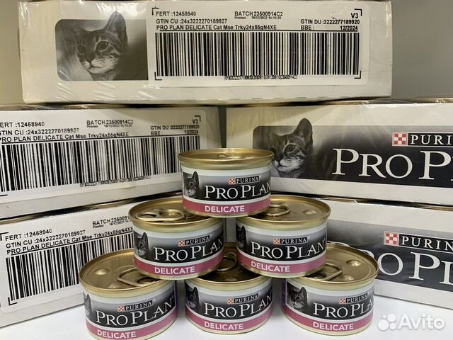 Корм для кошек Purina Pro Plan Delicate 24 шт