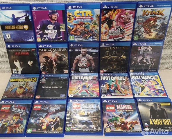 Sony PS4 и ps5 игры на 2 и 4 игроков