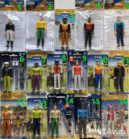 Игрушки Фигурки людей и Аксессуары bruder брудер