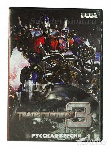 Картридж Sega transformers 3