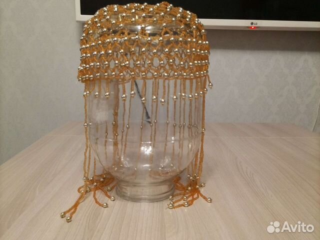 Шапка из бисера для восточных танцев