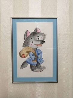 Картина иллюстрация акварелью 21х30 и др.внутри