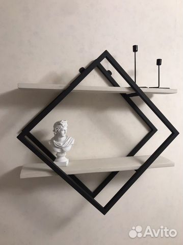 Полка настенная в стиле лофт